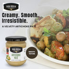 CASA SICILIA Artichoke Patè Spread, 180 gr, Product of Sicily, Italy (Pack of 1)