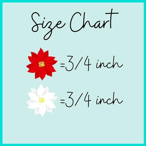 12 Mini Icing Poinsettias by Simply Sucré | Royal Icing Christmas Flower Decorations | Edible Holiday Cupcake Toppers (All Red, 12 Flowers)