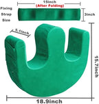 Sexysamba Bedridden Patient Turning Device with Fixing Strap Elderly Assistance Products Bed Rest Leg Pillow Patient Lift Aid Flannel Multifunctional Anti-Decubitus Nursing Products, Green