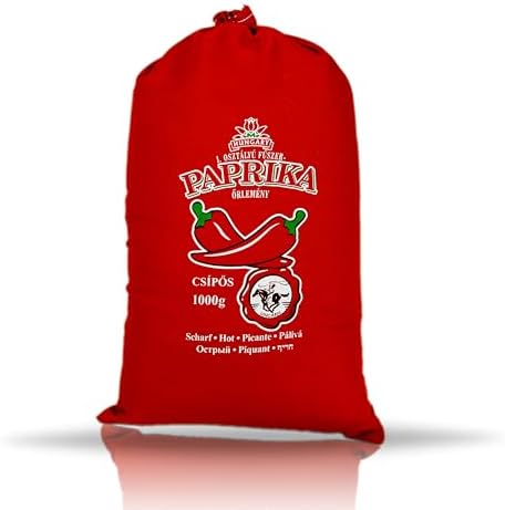 Hungarian Paprika Premium Quality Sweet/Hot/Smoked (Origin: Kalocsa,Hungary) (Hot, 1000g)