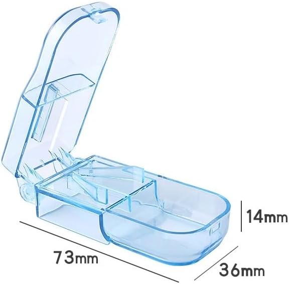 Pill Cutter Medicine Tablet Storage Box Splitter Drugs Tablet Cutter Divider Storage Case Health Care Medicine Case