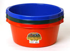 Little Giant® Plastic All-Purpose Tub | Plastic Pond Tub | Feed Tub | Durable Plastic Livestock Feeding Pan with Hand Grips | Made in USA | 6.5 Gallons | Blue