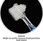 3pcs Transparent Tooth Brush Double-Sided Toothbrush for Teeth Cleaning, Ergonomic Non-Slip Handle, Soft Nylon Bristles for Gentle and Oral Care
