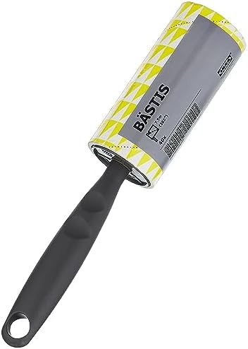 Ikea Bastis Lint Remover Rollers Grey - Set of 5 Rollers (200 Sheets)