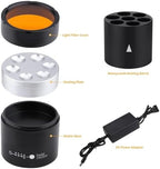 Dental Composite Heater Resin Warmer - Dental Resin Heater Composite Material Warmer with Light Filter Cover 3 Adjustable Temperature
