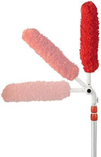 OXO Good Grips 3-in-1 Extendable Microfiber Long Reach Duster with Interchangeable Heads, 8 ft