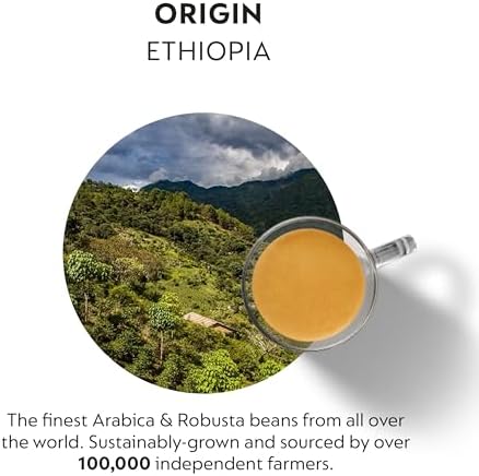 Nespresso Capsules Original Line, Ethiopia Master Origin,Mild Roast Coffee, 50 Count Coffee Pods