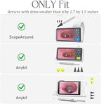 Storage Case for ScopeAround for Anykit for AnyScope Otoscope Ear Camera with 4.5" IPS Screen 1920x1080 FHD Smart Visual Ear Wax Removal Tool Camera Kit (Black)