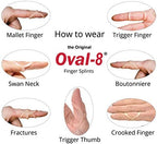 3-Point Products - P1008-5-04 Oval-8 Finger Splint Size 4 (Pack of 5)