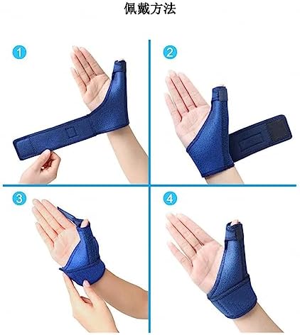VIDECOR Sports Medicine Reversible Adjust-to-Fit Thumb Stabilizer, Thumb Splint & Wrist Brace - Thumb Stabilizer & Wrist Support for Tendonitis Pain, Arthritis,Black