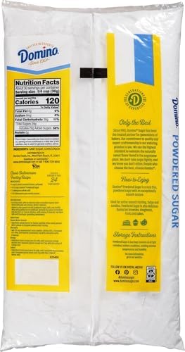 Domino® Powdered Sugar, 2 lb Bag Powdered Sugar in Bulk (Pack of 2)