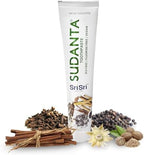 Sri Sri Tattva Sudanta Herbal Toothpaste – SLS Free & Fluoride Free Natural Ayurvedic Toothpaste for Strong Teeth, Healthy Gums & Oral Care – 200 g (1 Pack)