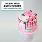 Cake Dummy Square, 6 x 6 x 6 Inches by Global Sugar Art