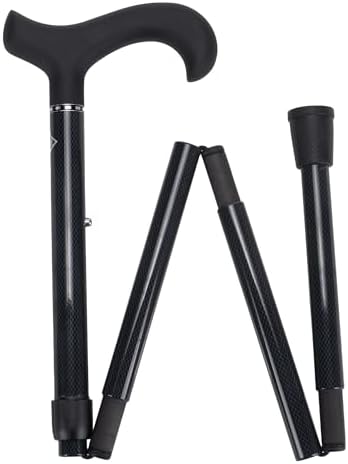 Men's Ultra-Light Weight and Durable Carbon Fiber Folding Cane