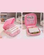 Sanitary Napkin Storage Bag, Portable Menstrual Period Storage Bag, Tampon Storage Bag, Cute Cartoon Storage Bag for Ladies' Daily Use DJA634-02