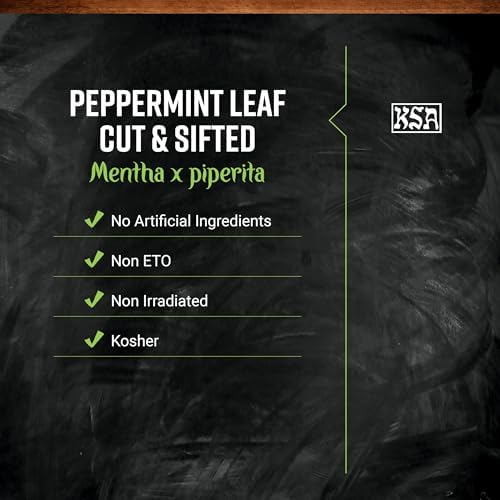 Frontier Co-op Peppermint Leaf, Cut and Sifted Leaves, Kosher | 16 Ounce (Pack of 1)