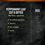 Frontier Co-op Peppermint Leaf, Cut and Sifted Leaves, Kosher | 16 Ounce (Pack of 1)