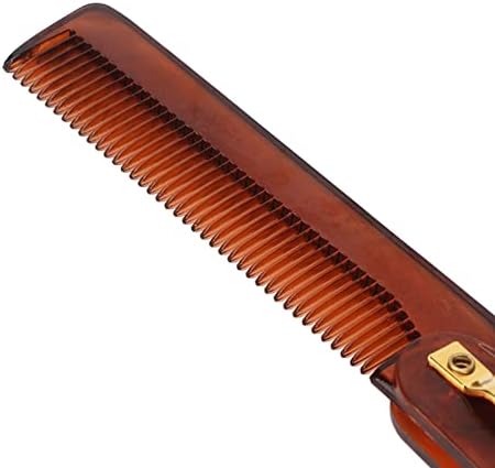10 Pcs Folding Comb,Folding Pocket Comb Fine Tooth Comb Pocket Beard Comb Handmade Folding Pocket Comb for Styling Hair Mustache Beard