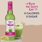 Jordan’s Skinny Mixes Sugar Free Coffee Syrup, Pistachio Coffee Flavoring Syrup, Zero Calorie Drink Mix, Lattes, Baking, Protein Shake or Cocktail, Dairy & Gluten Free, Kosher, 25.4 Fl Oz