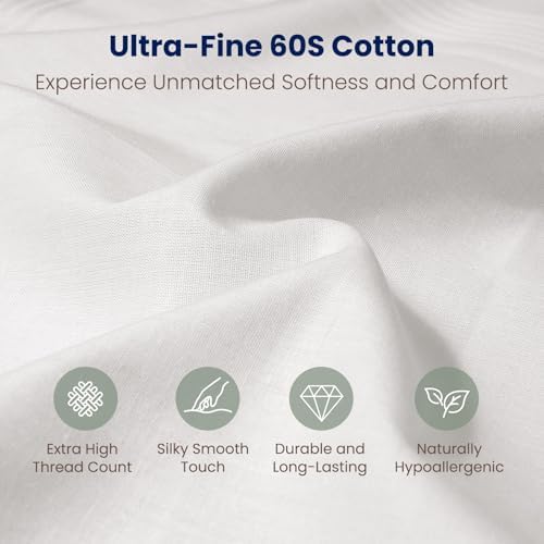 Selected Hanky Men's Handkerchiefs,100% Soft Cotton,White Classic Hankie Pack of 12