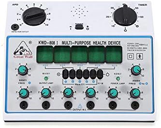 KWD808-I Electric Acupuncture Stimulator Machine, 110V Electric Impulse Acupuncture Treatment, 100-240V 6 Output Patch Massager, 500-1060hpa Electrotherapy Acupuncture Instrument Pulse Electrotherapy