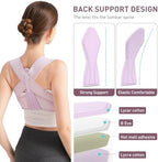 NLNYCT Posture Corrector For Women, Adjustable Back Brace For Posture, Back Posture Corrector Providing Pain Relief From Lumbar, Neck, Shoulder, And Clavicle, Back (S/M Upper Waist 27-35 Inch)