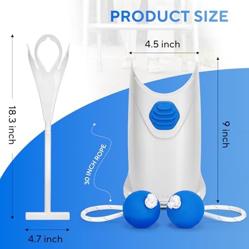 Sock Aid Kit for Seniors and Limited Mobility, Wide Assist Tool with Adjustable Cords, Non-Slip Plastic Shell, Makes Putting On and Taking Off Socks Easier