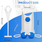 Sock Aid Kit for Seniors and Limited Mobility, Wide Assist Tool with Adjustable Cords, Non-Slip Plastic Shell, Makes Putting On and Taking Off Socks Easier