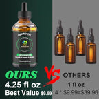 XIKEZAN Beard Oil,Beard Oil for Men,120ml/4.25 OZ Large Volume Sandalwood Natural Beard Growth Oil,Promote Beard Care Growth Mustaches Soften Strength Leave in Conditioner,Unique Gifts for Men Him Dad