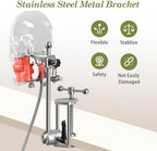 Ultrassist Dental Manikin Head with 32 Typodont Teeth Model, Dental Typodont Mount Fixed on Table, Dental Phantom Head