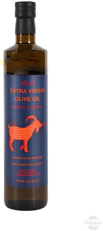 Oilladi Extra Virgin Olive Oil, Cold Extraction, Low Acidity, Mono-varietal, imported from Greece 500 ml
