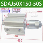 Cylinder Adjustable Stroke with Magnet SDAJ50X150-50S