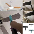 Ceiling Fan Cleaning Vacuum, Duster with Vacuum Attachment Lightweight Vacuum Ceiling Fan Blade Cleaner and Dust Remover Ceiling Fan Cleaning Tool White