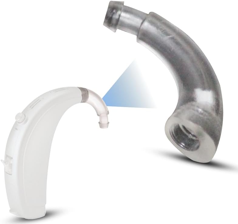 FCS Hearing Devices Ear Hook for Phonak Naida V30 UP BTE - Replacement Accessories | Hearing Devices | Easy Install | Durable ABS | Anti-Howling Ear Hook