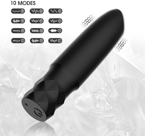 Waterproof 10 Modes Quiet Powerful Handheld Electric Bullet Tool，Bullet Massage Rod Travel Portable Silicone Massage Ball for Women，Pleasure Handheld Personal Bullet Tool for Quick Relaxation B492