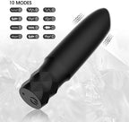 Waterproof 10 Modes Quiet Powerful Handheld Electric Bullet Tool，Bullet Massage Rod Travel Portable Silicone Massage Ball for Women，Pleasure Handheld Personal Bullet Tool for Quick Relaxation B492