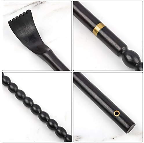 Tomorotec Traditional Back Scratcher Body Relaxation Massager Self-Therapeutic Tool Claw Shape fir Itching Relief, 17’’, Strong and Sturdy, Padauk Wood