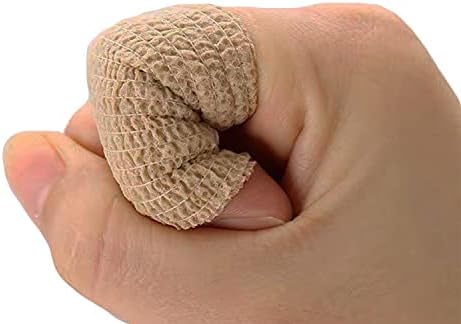Self Adhesive Bandage Multi Size, Cohesive Medical Tape, Breathable Waterproof Elastic Athletic Non-Woven Bandage, 8 Rolls Sports Wrap Tape for Wrist and Ankle