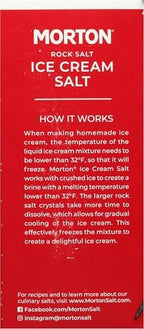Morton Ice Cream & Cooling Salt Box, 4 lb, 2 Pack