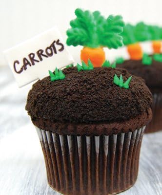 CakeSupplyShop Carrots Sugar Decorations for Cakes and Cupcakes Food Decorations 24 count