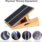StrongTek Professional Wooden Slant Board, Adjustable Incline Board, and Calf Stretcher, Stretch Board - Extra Side-Handle Design for Portability, Full-Coverage
