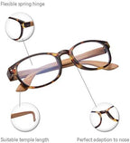 EYEGUARD 4 Pack Reading Glasses Blue Light Blocking Spring Hinge Readers for Women Men Anti Glare Filter Lightweight Computer Eyeglasses