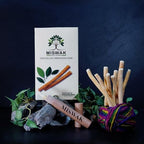 Sticks - Pack of 10 Natural Toothbrush Sticks with Wooden Holder | Sewak Sticks for Teeth | Authentic Peelu Wood (Salvadora Persica) | Teeth Whitening & Gum Strengthening