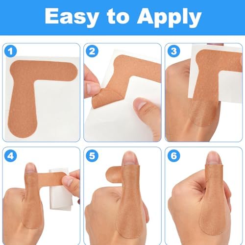 Thumb Support Tape for Arthritis 14 Sheet (28 PCS) - Self Adhesive Thumb Protecting Straps, Elastic Thumb Pain Relieving Patch for Sport Housework Joint Support