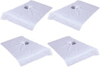 4 Pack Massage Table Soft Cotton Towelling Cover Set with Face Hole - Beauty Bed Spa Sheets for Comfortable Massage Experience, Salon Use, and More