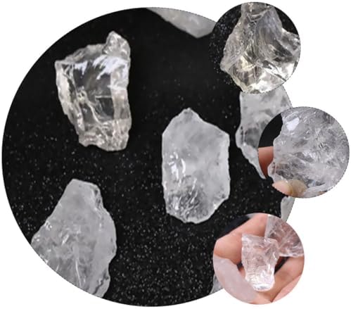100g Quartz Mineral Specimen Natural Silica Ore Sample White Crystal Stone for Geology Teaching and Science Education