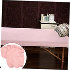 FRCOLOR Comfortable Cover Washable Massage Table Sheet Face Hole Salon Couch for Beauty Accessory
