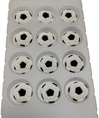 Edible Football Cake Decorations, Edible Soccer Cupcake Toppers, DIY Cake Toppers Icing Frosting Cookie Decorating Birthday Halloween Christmas Supplies
