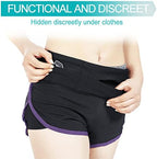 Comfortable Peritoneal Dialysis Belt PD Catheter Holder with Slits Waistband Fanny Pack Feeding Tube G-Tube PEG Accessories Safety Secure Patients Nuring Black,Medium(29"-41")