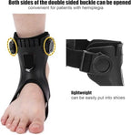 AFO Foot Drop Brace AFO Brace Drop Foot Orthosis for Hemiplegia Stroke Varus Foot Improve Walking Gait, Effective Relieve Pain for Walking with Shoes, Lightweight & Invisible (Large, Right foot)